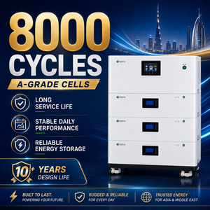 Batterie solaire empilable triphasée haute capacité 8000+ cycles, stockage d'énergie OEM ODM pour projets en Afrique - Product Image 6