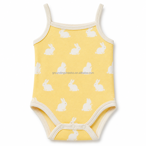 Body de Bebé sin Mangas con Tirantes Finos de Algodón Suave para Niño y Niña, Proveedor Mayorista Premium - Product Image 4