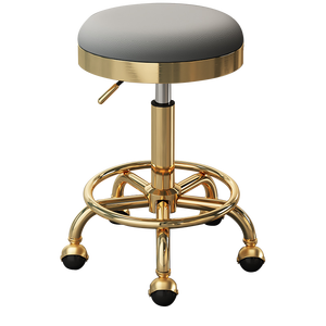 Neuankömmling Moderne Anpassung Farbe Leder Runde Boden Salon Möbel Liegestuhl Große Hydraulik pumpe Friseurs tuhl - Product Image 4