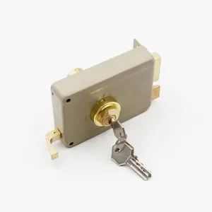 Tradital Waterproof Antique Double-rim-lock Outdoor Lock Double Rim Lock Screw In Rim Cylinder