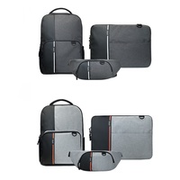 Sac à dos d'affaires imperméable pour ordinateur portable 3pcs multifonctionnel pour voyage d'affaires sac à dos pour hommes