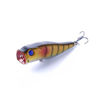 HENGJIA Vente en gros, promotion exceptionnelle 9CM-14G-4 #   Leurre de pêche flottant en plastique dur, boule sonore, hochet pour attirer les poissons de rivière et de mer