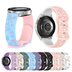 Bracelet de montre connectée sport en silicone gaufré bicolore 18mm/20mm pour <span class=keywords><strong>femme</strong></span>, compatible <span class=keywords><strong>Garmin</strong></span> – Bracelet de montre réglable confortable et décontracté 10 - Product Image 1