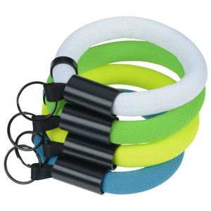Custom Logo Printed <b>Polyester</b> Floating Bracelet 20mm Round <b>Polyester</b> Keyring Wrist <b>Lanyards</b> Bracelets - Product Image 4