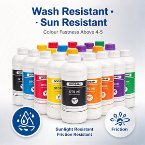 Kit d'encre DTG 9 couleurs compatible haute qualité pour imprimantes XP600 I1600 I3200 L1800 – Vente en gros pour T-shirts – Fournisseur d'usine - Product Image 3