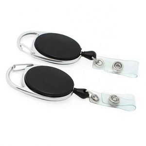 Retractable ID <b>Card</b> Badge <b>Holder</b> with Clip Round Office Name Reel for School & Medical Supplies - Product Image 6