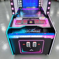 Slimme Disc Snatch Game Machine, muntbediende bal-werp-spel met ticketinwisseling, LED-verlichting, voor binnen, kermis, winkelcentrum