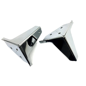 Pieds de <span class=keywords><strong>canapé</strong></span> triangulaires en fer sur mesure, finition or chromé noir, robustes, supportant de lourdes charges, pieds de remplacement pour <span class=keywords><strong>canapé</strong></span>, design moderne, modèle Fortress - Product Image 6