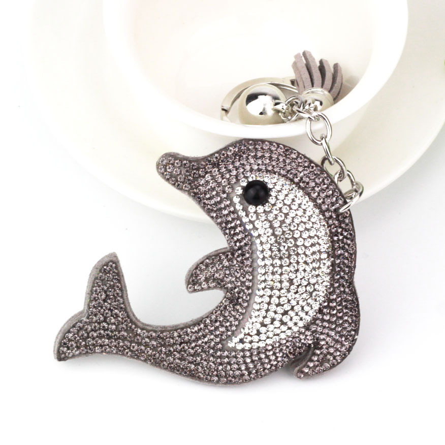 Llavero de Delfín con Diamantes *6