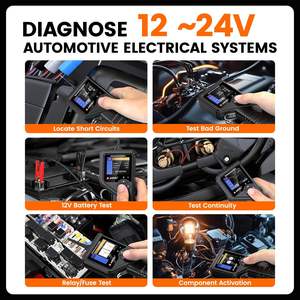 ANCEL PB600 Probador de Circuitos Eléctricos Automotrices Kit de Multímetro y Osciloscopio con Cable Largo de 30 Pies Sonda de Circuito de Potencia 12-24V - Product Image 5