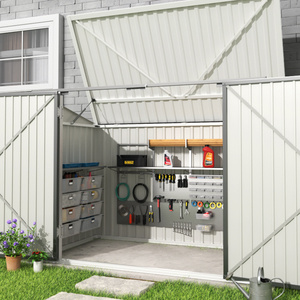 Abri <span class=keywords><strong>pour</strong></span> <span class=keywords><strong>moto</strong></span> en acier d'extérieur, kit de stockage préfabriqué <span class=keywords><strong>pour</strong></span> jardin, <span class=keywords><strong>garage</strong></span>, salle d'outils, maison utilitaire ou entrepôt - Product Image 1