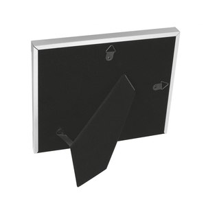 Cadre photo métallique brillant en différentes tailles pour la décoration intérieure, fabriqué en fer, alliage de bois, plastique, modèle CM15X10 - Product Image 3