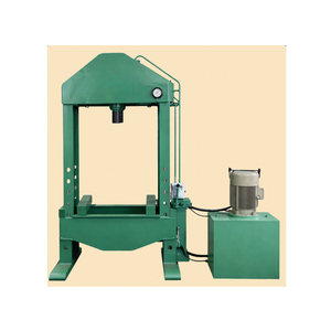 Prensa hidráulica de alta capacidad tipo H para trabajos pesados de conformado, punzonado y estampado de metales en talleres industriales. - Product Image 1