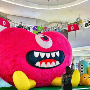 Quảng cáo ngoài trời <span class=keywords><strong>Inflatable</strong></span> đổ xô đồ chơi vui tùy chỉnh có sẵn động vật phim hoạt hình thỏ <span class=keywords><strong>Inflatable</strong></span> vũ khí UNICORN 2m - Product Image 2