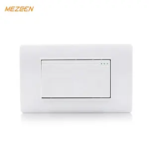 High Quality Wall Switch Socket 1 Gang Switch 15A 110V~250V Electric Power Switch With Big Rocker