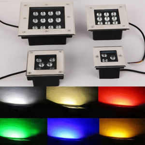 Lampe souterraine Décoration Parc Carré Escalier Encastré Spot Enterré Lumière Étanche Couloir Intégrer Mur Lavage Lumières - Product Image 5