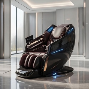 2026 Smart AI Voice 4D Chair <b>Zero</b> <b>Gravity</b> <b>Recliner</b> with Airbags Foot and Calf Heating Home Chair - Product Image 1