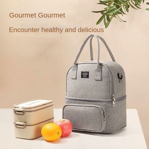 New Large Capacity Cooler Bag Insulation Fresh-keeping Iced Lunch Bag for Office Workers - Product Image 4