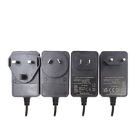 Adaptateur secteur Votoo 18V 2A 36W avec prises EU/UK/AU/US, compatible avec plusieurs appareils électroniques, avec prise en matériau PC