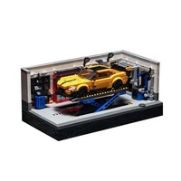 XJD JD101 nouveau Garage de style chinois avec modèle de table mobile bricolage jouet décoratif fabriqué à la main pour enfants cadeau blocs de construction ensembles