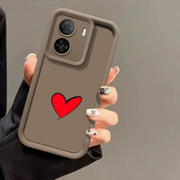 Design de mode populaire bonbons chanceux petit amour coeur impression Tpu coque arrière en Silicone pour Iphone 11 12 13 14 15 16 Pro Max