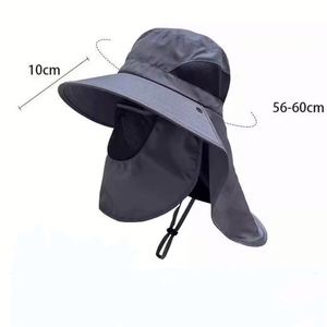 Sombrero de Pescador de Verano 2025, Sombrero de Vaquero para Hombre, Malla Transpirable, Protección UV, Sombrero para Pesca, Senderismo, Playa - Product Image 2