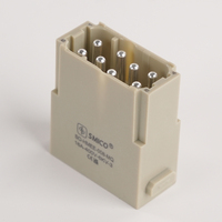 09140085001 Connecteur mâle 8 broches HMEE-008-MQ, module enfichable, 0,5-2,5 mm², connecteur robuste