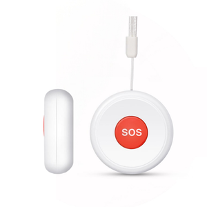 Botón de Pánico SOS Portátil para Personas Mayores, WiFi, Aplicación Inteligente Tuya, Botones de Emergencia SOS para Pacientes Mayores, Batería de 400 mAh - Product Image 1