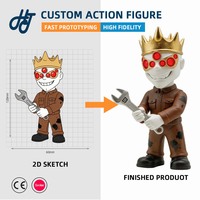 Figura de Personaje Artesanal Sofubi de Resina de Vinilo Ecológica Personalizada para Marketing Sostenible CE SEDEX