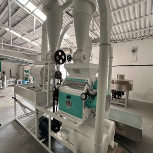 Quy mô nhỏ 50 tấn lúa mì và bột ngô xay xát thiết bị đầy đủ dây chuyền sản xuất với động cơ giá tốt nhất trong Ethiopia - Product Image 2