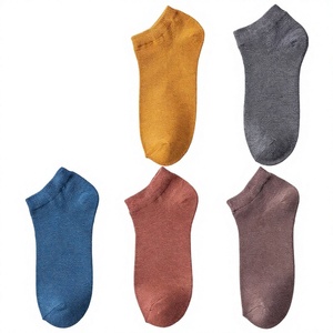 <b>White</b> <b>Ankle</b> <b>Socks</b> 100% Cotton Breathable Thin Solid Color Casual Daily Wear Summer Knitted for Adults - Product Image 4