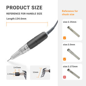 Machine à ongles professionnelle japonaise à prise ronde 35000 tr/min Super G5, pièce à main UP200 - Product Image 3