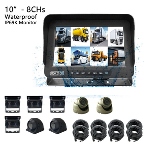 Sistema de Detección de Punto Ciego para Camiones con Cámara de 360 Grados y 8 Canales, MDVR de 6 Vías, con Voz, Universal en 24v, en Venta - Product Image 1