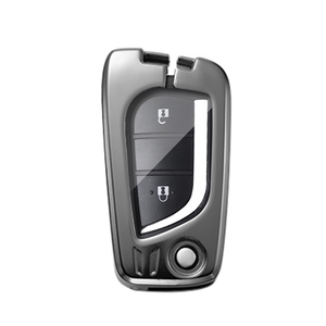 Offre Spéciale étui à clés en alliage de Zinc en gros 3 boutons remplacement de voiture coque de clé à distance boîtier en <span class=keywords><strong>cuir</strong></span> Conversion pour Toyota - Product Image 1