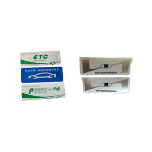 Đường cao tốc thu phí Bộ sưu tập Chống giả mạo UHF <span class=keywords><strong>RFID</strong></span> kính chắn gió <span class=keywords><strong>Tag</strong></span> cho xe ô tô với 96-bit bộ nhớ không thấm nước 860-960MHz tần số - Product Image 1