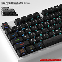 Kit de touches Graffiti 2.0 profil Cherry thaïlandais PC+PBT, impression latérale par sublimation 5 faces, pour clavier mécanique