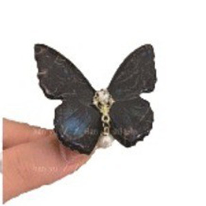 Small accessories, <b>large</b> size, children's retro butterfly style hair clip, hair <b>ornament</b>, hair accessory, duckbill clip, - Product Image 5