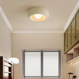 Plafonnier style Wabi Sabi rétro crème pour chambre d'enfant et couloir, 95 CRI, origine Zhongshan - Product Image 1