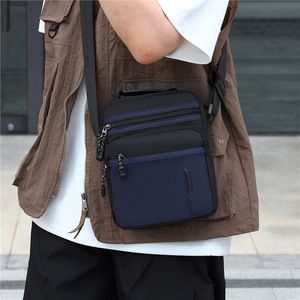 Men's Crossbody Bag Oxford Cloth 7 Inch Multifunctional Lightweight Shoulder Bag For Everyday Use - Product Image 5