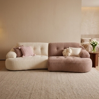 Canapé-lit Queen Size convertible 3-en-1 avec lit escamotable et futon moderne en velours pour appartement et chambre