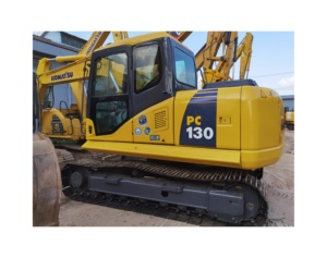 Excavatrice sur chenilles Komatsu PC130-7 d'occasion de haute qualité, équipement de construction hydraulique de taille moyenne - Product Image 3