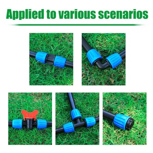 Raccord en T fileté pour tuyau PE 16 mm (1/2'') avec verrouillage pour tuyau de 4/7 mm – Arrosage de jardin et <span class=keywords><strong>irrigation</strong></span> goutte à goutte - Product Image 6