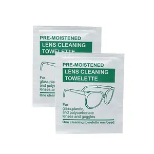 Multipurpose Home Eco-Friendly Custom Logo Disposable Eyeglass Cleaning Wipe