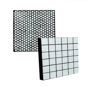 مخصص مرن مقاوم للصدمات مقاوم للاهتراء سيراميك + بطانات مطاطية صوامع صفائح مضلعة سطح ناعم عملية الفلكنة الساخنة - Product Image 1