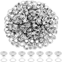 Œillets en métal doré pour vêtements, taille personnalisée, 3mm, 4mm, 5mm