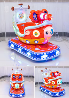 Machines à pièces drôles pour enfants Dirigeable spatial pour enfants Kiddie Ride Machine