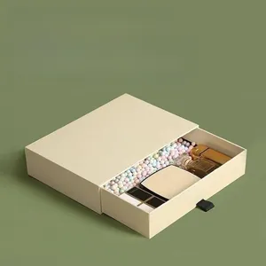 Aangepaste Geschenkdoos Met Lade Verpakking Met Lint Nieuwe Stijl Glijdende Lade Doos Sieraden Riem Zijden Sjaals Verpakking