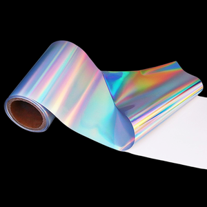 Vizlent <b>Printable</b> Holographic Adhesive Paper Waterproof Vinyl Adhesive <b>Sticker</b> Labels Jumbo Roll for inkjet printer - Product Image 3