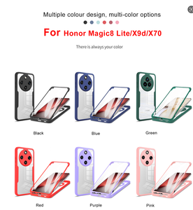 Étui de protection d'écran double face à 360° pour <span class=keywords><strong>Honor</strong></span> Magic 7 Lite <span class=keywords><strong>Honor</strong></span> 400pro X6C X7D X9D X70 X9C X5C Play 10A - Product Image 3
