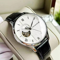 Nouvelle montre japonaise SK Watch Business, grande montre mécanique automatique pour homme, avec cadran ajouré, verre saphir, aiguilles, montre de plongée SSA213J